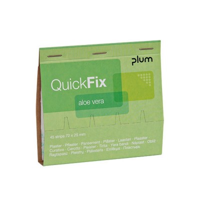 Pleistrai PLUM QuickFix Aloe Vera, 45vnt.