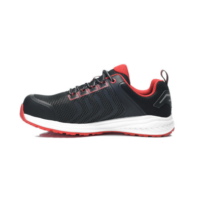 Batai ELTEN Livas black red low ESD S1P, juodi 44