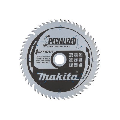 Medžio pjovimo diskas MAKITA Efficut 165x20x2,0 56T