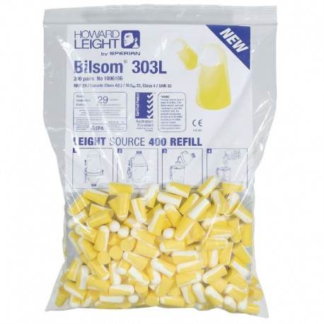 Ausų kištukai HONEYWELL Bilsom 303L, 200porų