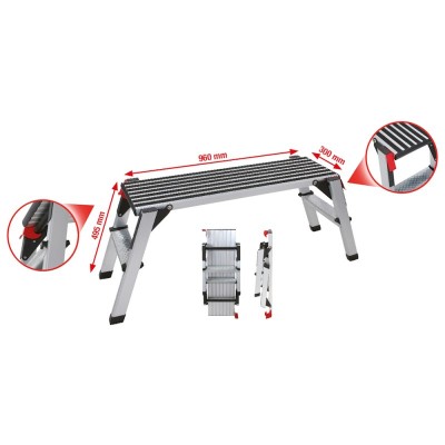 Darbo platforma KS TOOLS 1270x446x495mm