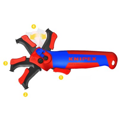 Peilis kabeliui KNIPEX 1650145SB