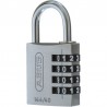Spyna su kodu ABUS Silver Lock–Tag 144/40, sidabrinė