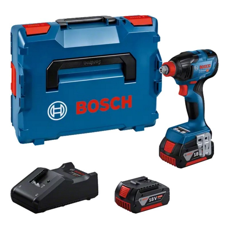 Akumuliatorinis smūginis suktuvas/veržliasukis BOSCH GDX 18V-210 C LB