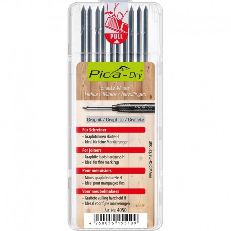 Grafitinės šerdys PICA 4050 2,8mm, 10vnt.