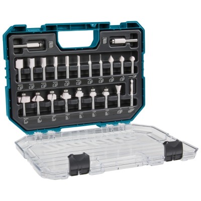 22 dalių frezų rinkinys MAKITA D-74778