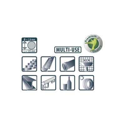 Grafitinės šerdys PICA 4043 baltos 2,8mm, 10vnt.