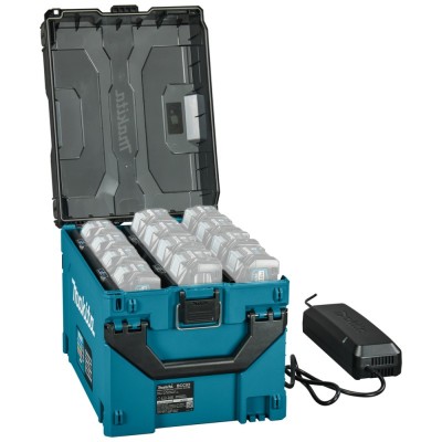 12-os vietų akumuliatorių įkroviklis MAKITA 40V MAX XGT BCC02 Makpac