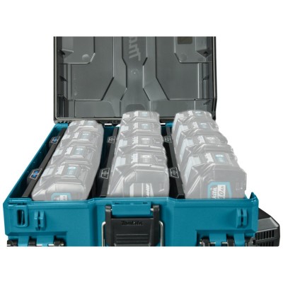 12-os vietų akumuliatorių įkroviklis MAKITA 40V MAX XGT BCC02 Makpac