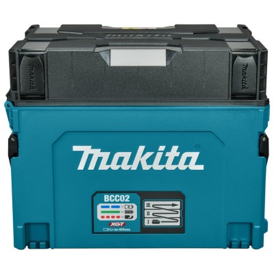 12-os vietų akumuliatorių įkroviklis MAKITA 40V MAX XGT BCC02 Makpac