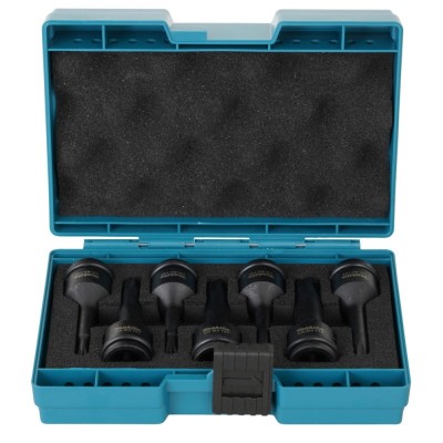 Smūginių sukimo antgalių rinkinys MAKITA Torx 1/2&apos&apos, 7vnt.