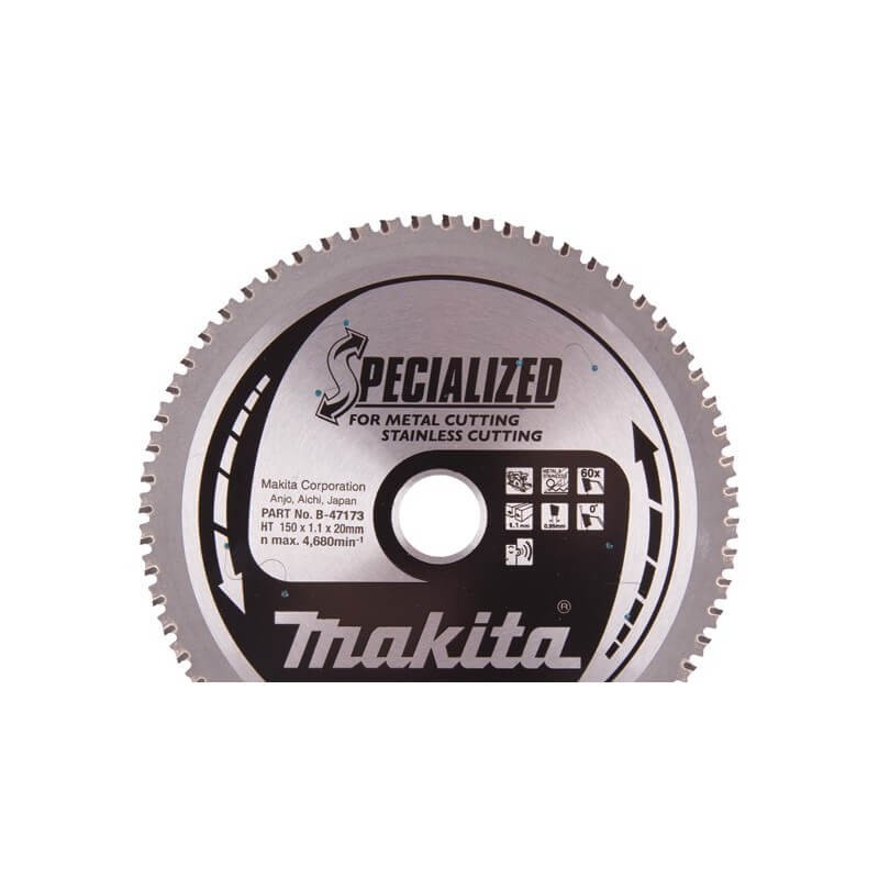 Pjovimo diskas MAKITA Inox 60T 150x20