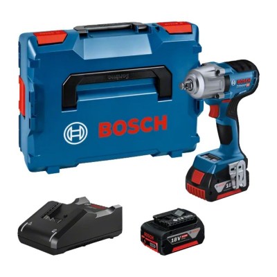 Akumuliatorinis smūginis veržliasukis BOSCH GDS 18V-450 HC 2x5,0Ah