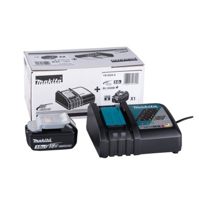 Akumuliatoriaus ir įkroviklio komplektas MAKITA 191A24-4