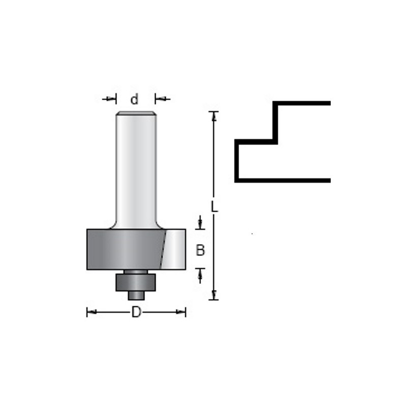 Cilindrinė medžio freza HiKOKI S20