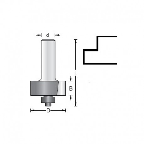 Cilindrinė medžio freza HiKOKI S20