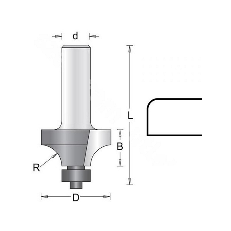 Apvalinimo freza HiKOKI S23