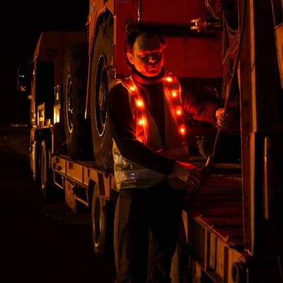 LED liemenė PROLUTECH, geltona XL