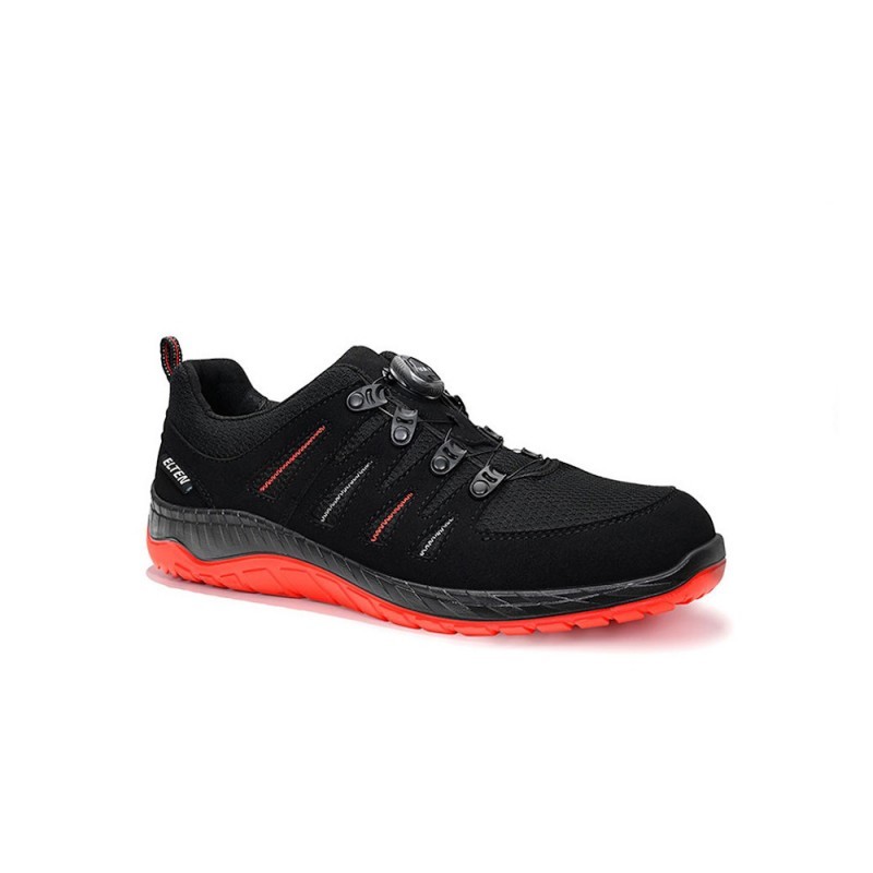 Batai ELTEN Maddox Boa Low ESD S3 SRC, juodi/raudoni 45