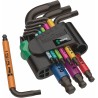Šešiakampių raktų rinkinys WERA 950/9 Hex-Plus Multicolor