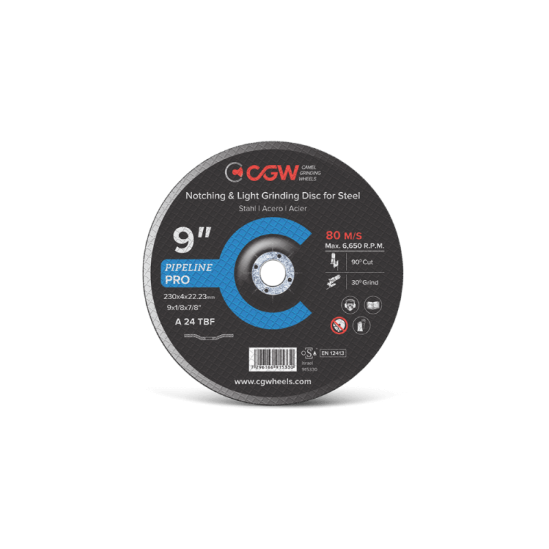 Šlifavimo diskas CGW A 24 TBF 125x4,0x22,23mm