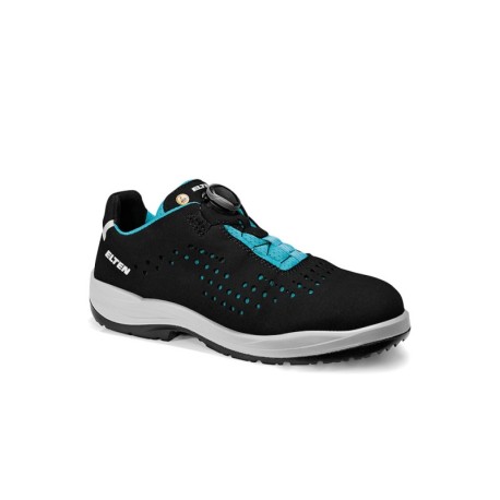 Moteriški batai ELTEN Impulse Lady Boa Aqua Low ESD S1P, juodi 41