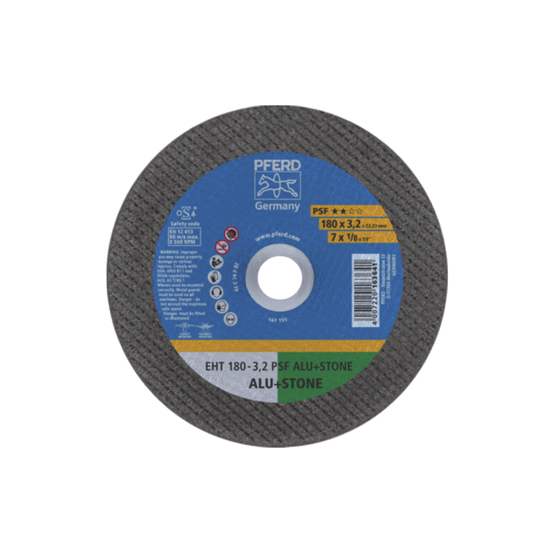 Pjovimo diskas PFERD EHT180-3,2 PSF ALU STONE
