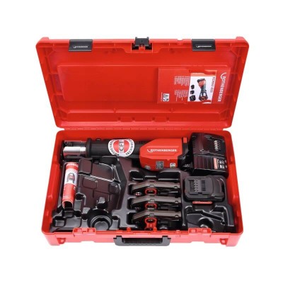Akumuliatorinis presas ROTHENBERGER Romax 4000 Set SV15-22-28mm