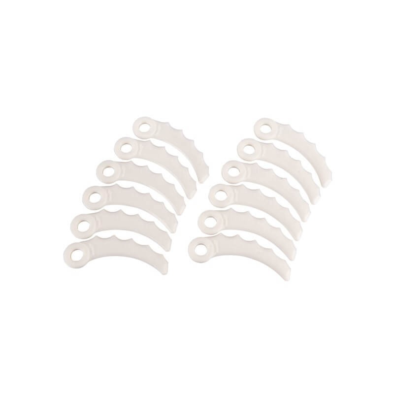 Plastikiniai ašmenys pjovimo galvai MAKITA, 12 vnt.