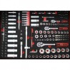 215 dalių įrankių vežimėlis KS TOOLS RACINGline, 7 stalčiai