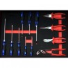 215 dalių įrankių vežimėlis KS TOOLS RACINGline, 7 stalčiai