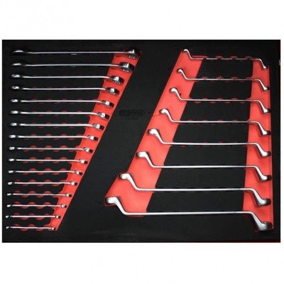 215 dalių įrankių vežimėlis KS TOOLS RACINGline, 7 stalčiai