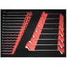 215 dalių įrankių vežimėlis KS TOOLS RACINGline, 7 stalčiai