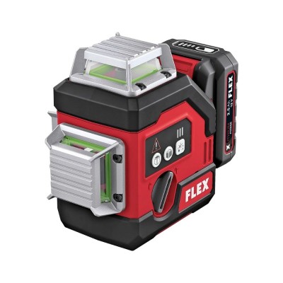 Kryžminis lazerinis nivelyras FLEX ALC 3/360-G/R 12V