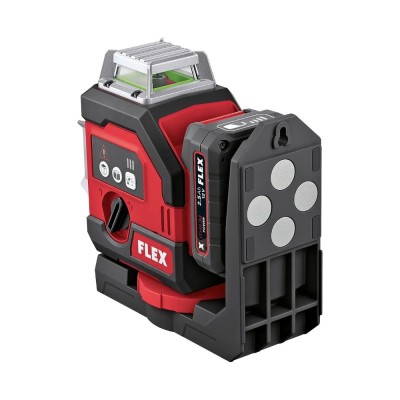 Kryžminis lazerinis nivelyras FLEX ALC 3/360-G/R 12V