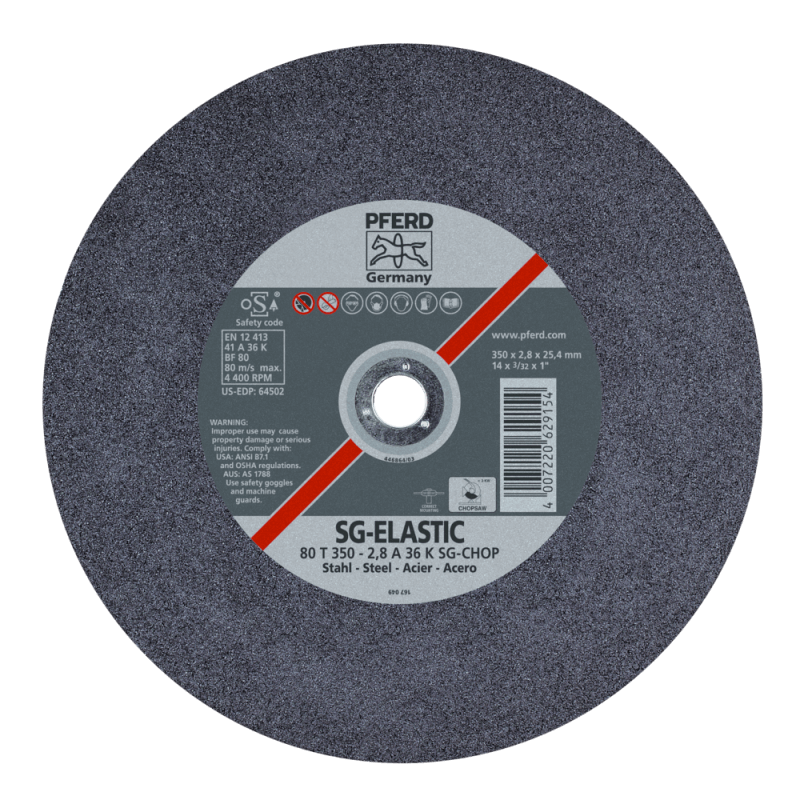 Pjovimo diskas PFERD 80 T350-2,8 A36 K SG-CHOP/32,0