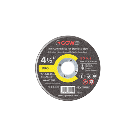 Pjovimo diskas CGW T-1 230*2.0 WA36 SBF Inox