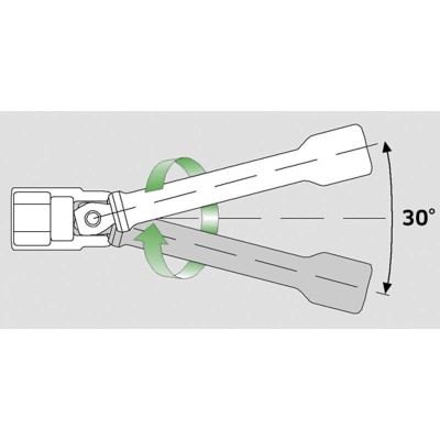 Ilgintuvas STAHLWILLE 427W 3/8" 6