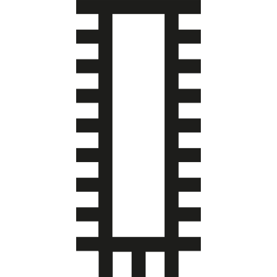 Plokščia dildė PFERD PF1112 H1 250 mm