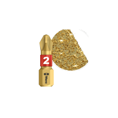 Sukimo antgalių rinkinys 12 dalių WERA Diamond 1