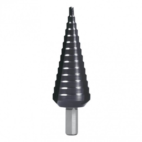 Pakopinis grąžtas RUKO HSS TiAlN Ø4-30 mm, 14 pakopų