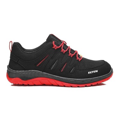 Batai ELTEN Maddox Black Red Low ESD S3 SRC, juodi/raudoni 47