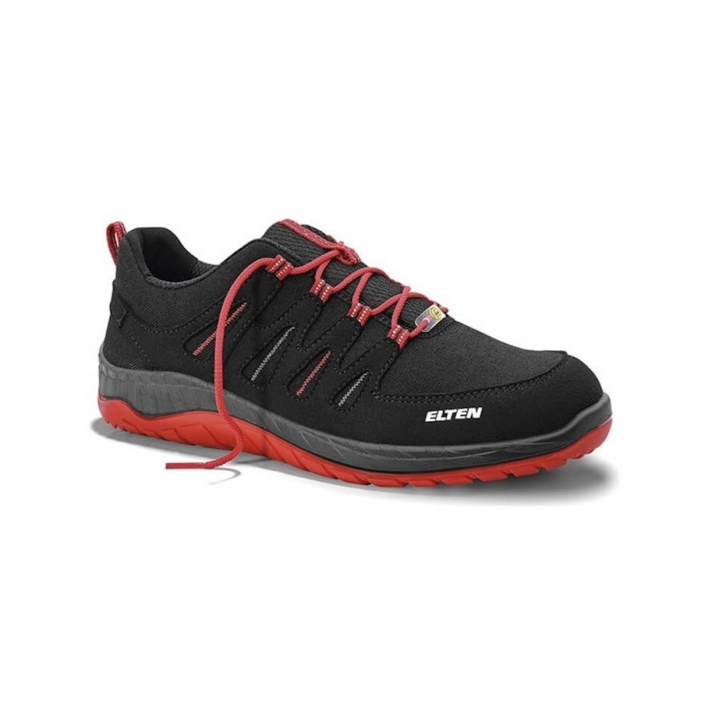 Batai ELTEN Maddox Black Red Low ESD S3 SRC, juodi/raudoni 38