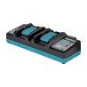 Dvigubas lėtas įkroviklis MAKITA DC40WA 40V MAX XGT