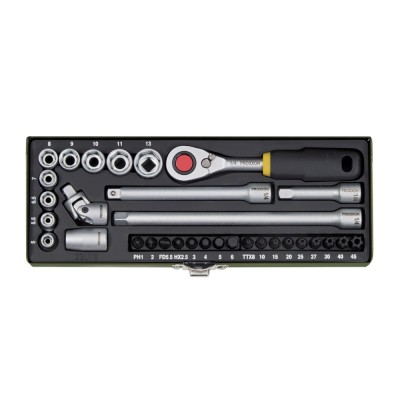 32 dalių galvučių rinkinys PROXXON 1/4"