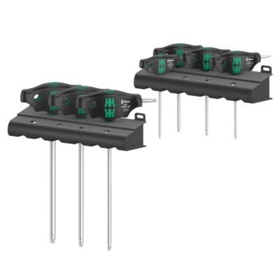 T-formos atsuktuvų rinkinys WERA 467/7 Torx HF