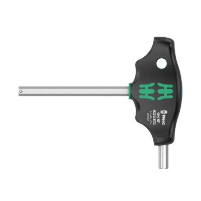 Šešiakampis atsuktuvas su T-formos rankena WERA 454 Hex-Plus HF 3x100mm