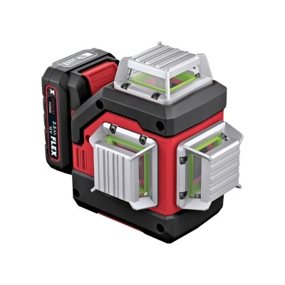 Kryžminis lazerinis nivelyras FLEX ALC 3/360-G/R 12V