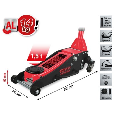 Hidraulinis keltuvas KS TOOLS 1500kg