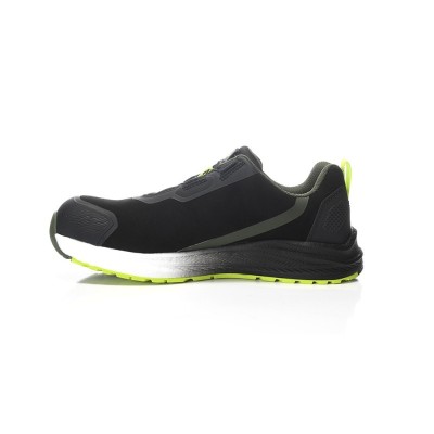 Batai ELTEN Leevi XXNF BOA Black-Lime Low ESD S3S, juodi 42